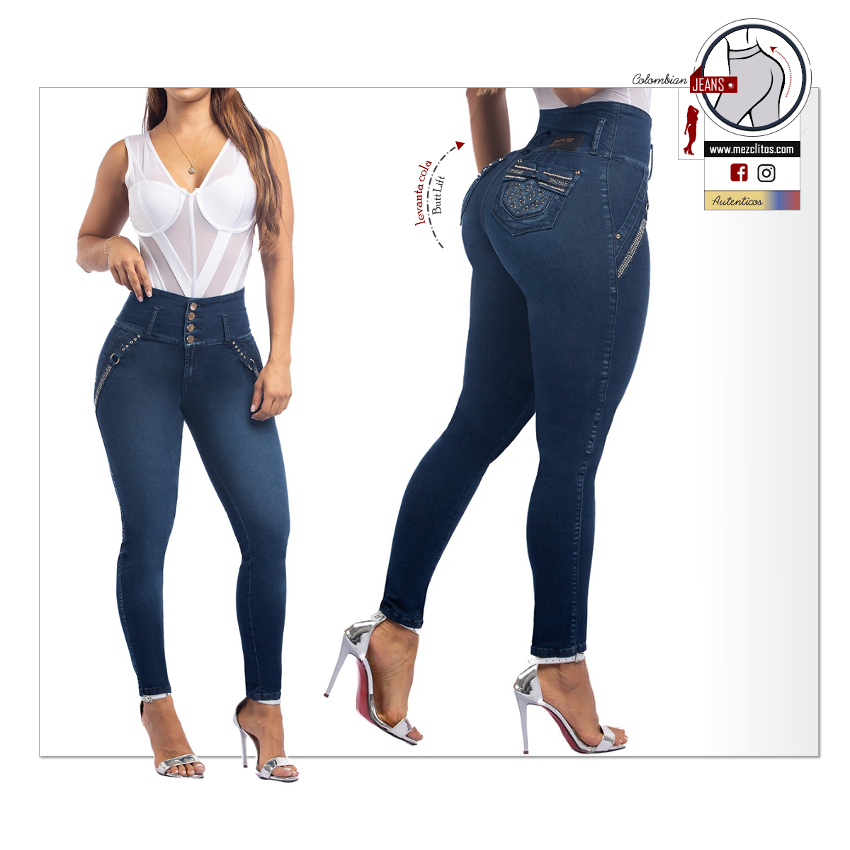NYE Jeans Colombianos | Levanta Cola | 64625
