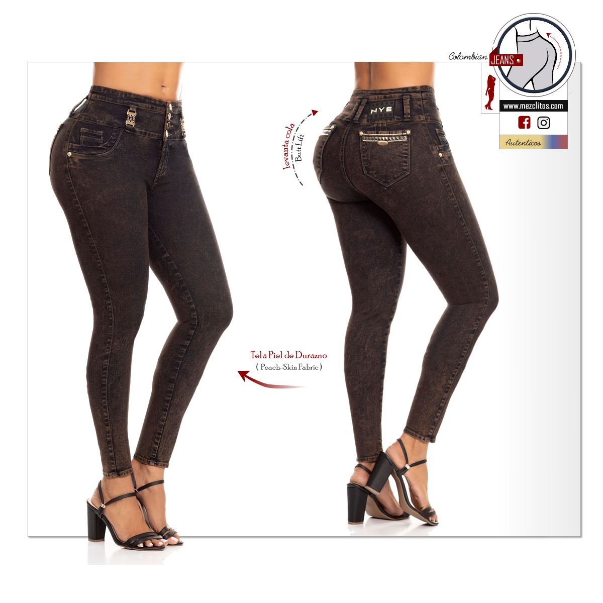 NYE Jeans Colombianos | Levanta Cola | 63802