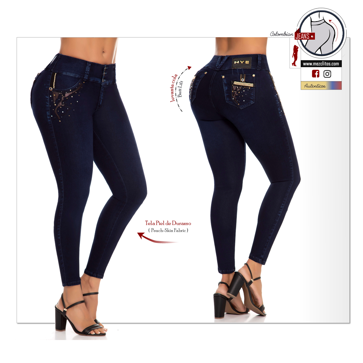 NYE Jeans Colombianos | Levanta Cola | 63897