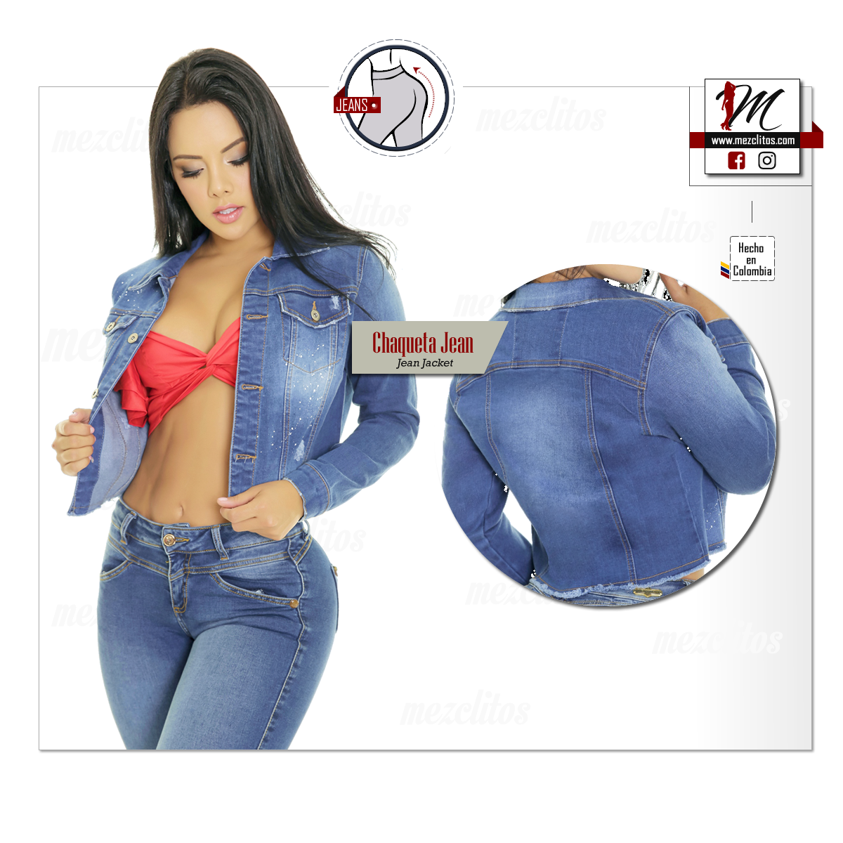 Cheviotto Jeans Jacket 1015 - 100% Colombiano