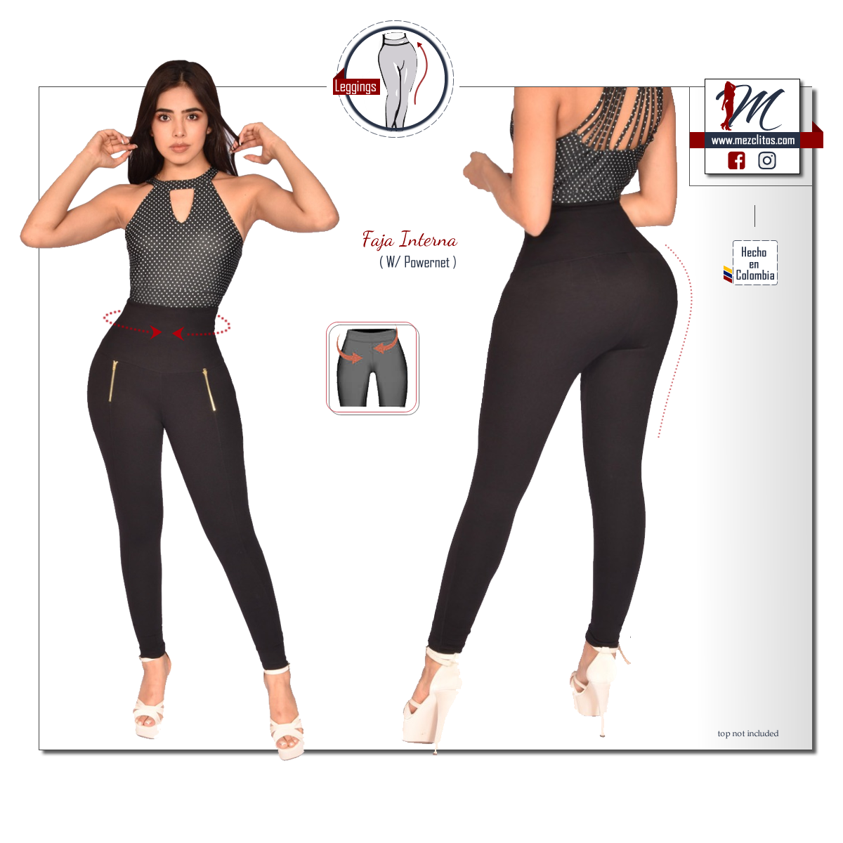 Cle Fashion Leggings 804 - w/ Powernet