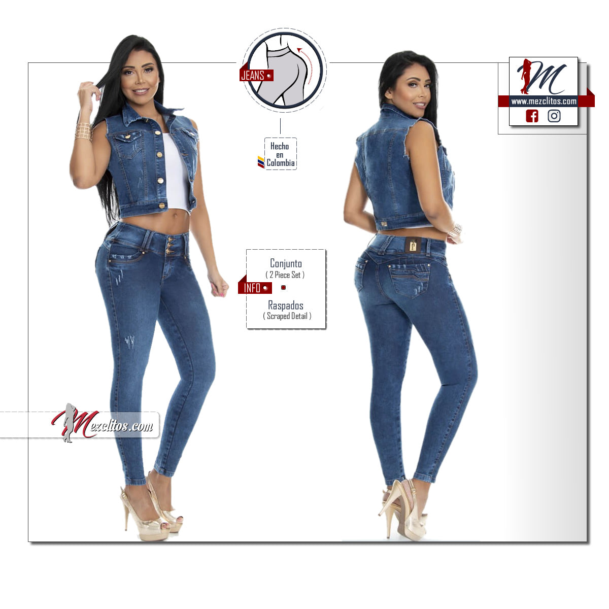 Pitbull Jeans 6640 - 100% Colombiano