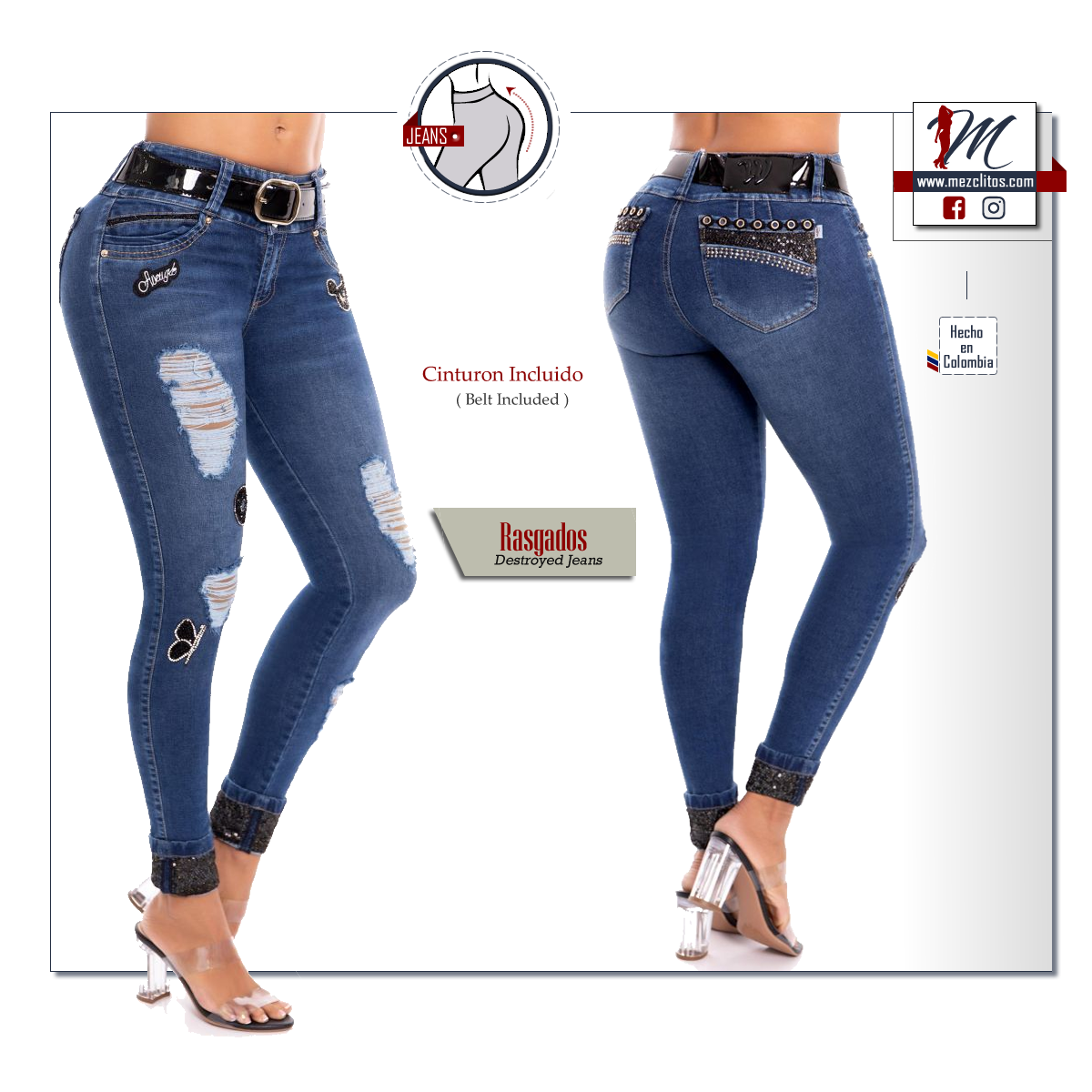 WOW Jeans 803018 - 100% Colombianos