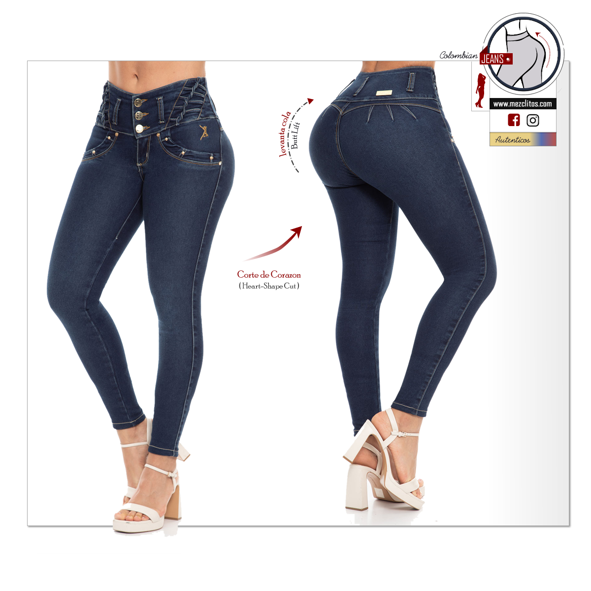 Eufforia Jeans Colombianos | Levanta Cola | 1509