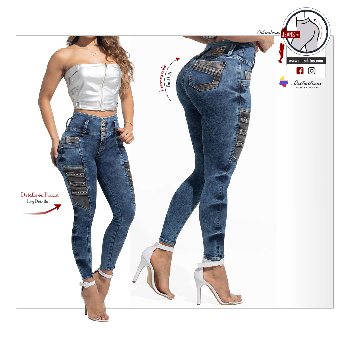 NYE Jeans Colombianos | Levanta Cola | 64352