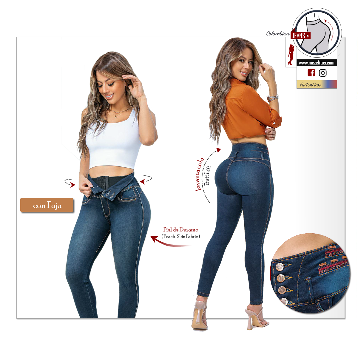 Seven7 Jeans Colombianos 1028 – Mezclitos