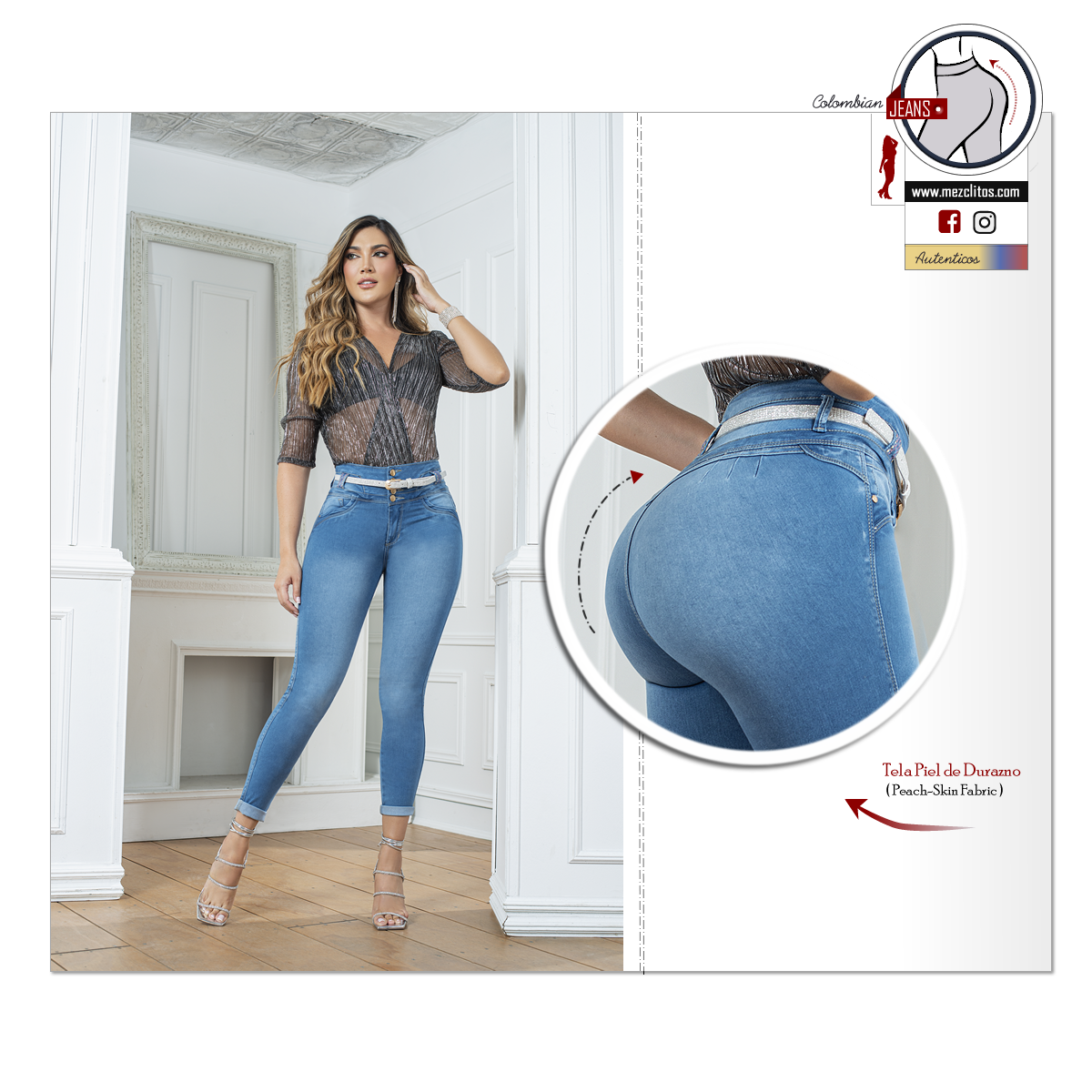 Bartolomeo Jeans Colombianos | PushUP | 1792