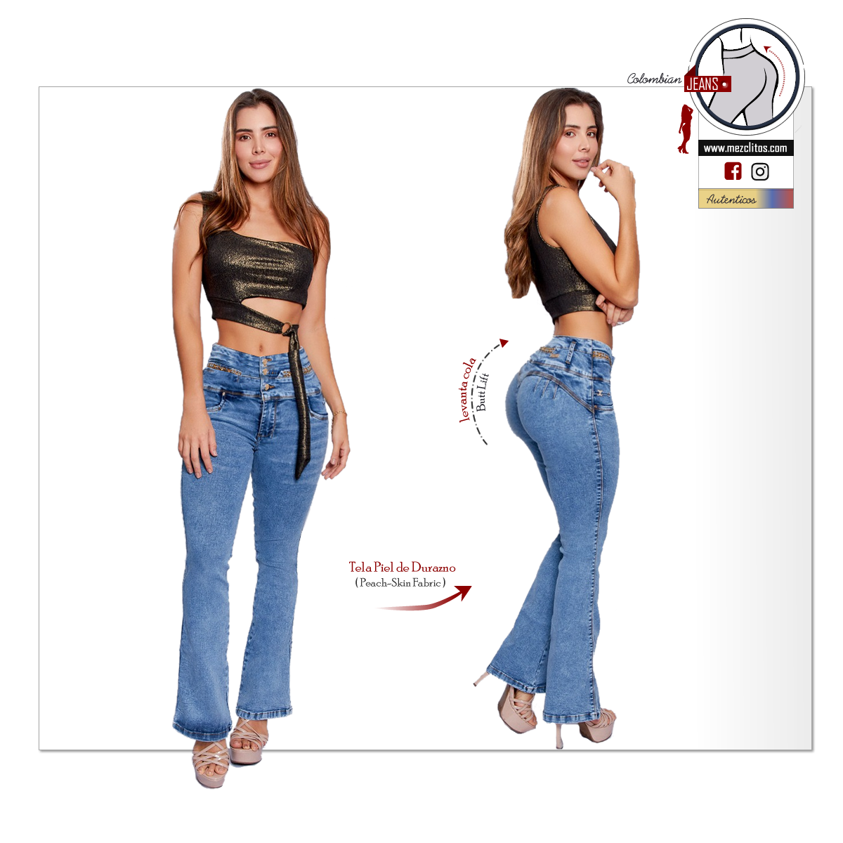 Le Cle Jeans Colombianos | Acampanados | JC202