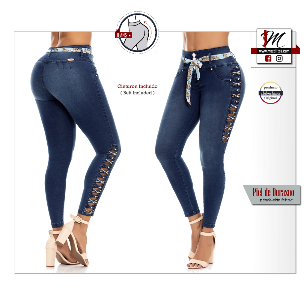 LUJURIA JEANS COLOMBIANOS COLOMBIAN PUSH UP JEANS LEVANTA COLA - Helia Beer  Co