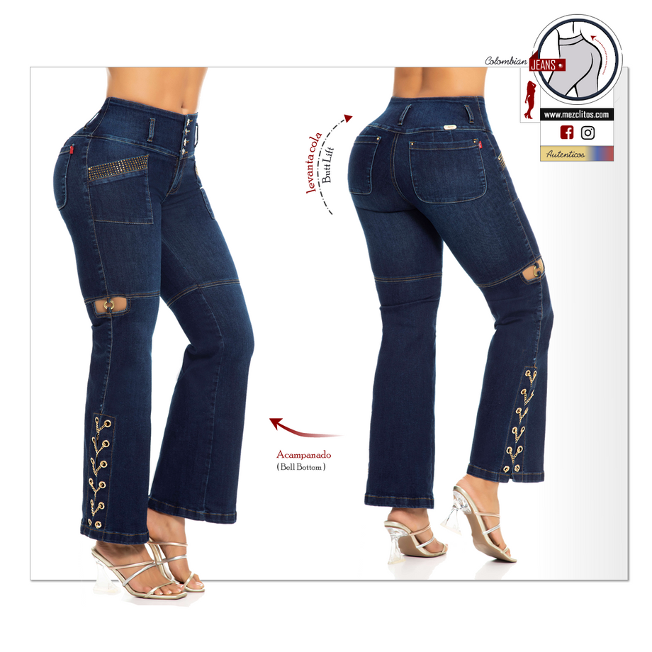 LUJURIA COLOMBIANOS COLOMBIAN PUSH UP JEANS LEVANTA COLA BLACK LEGGING SEXY  - AbuMaizar Dental Roots Clinic