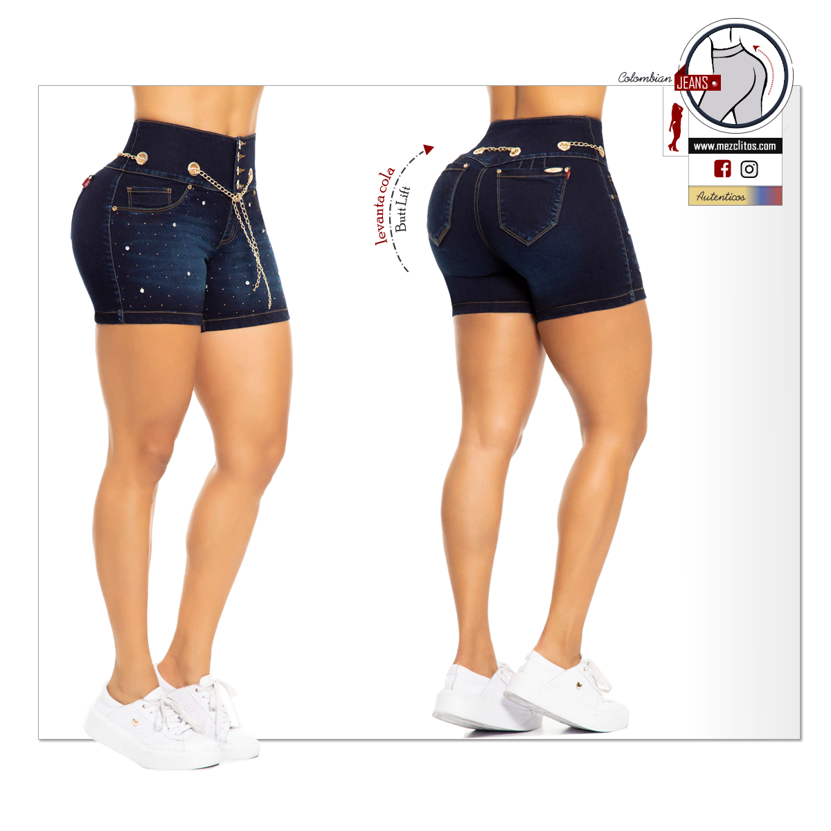 Lujuria Jeans Colombianos | Shorts | 71084