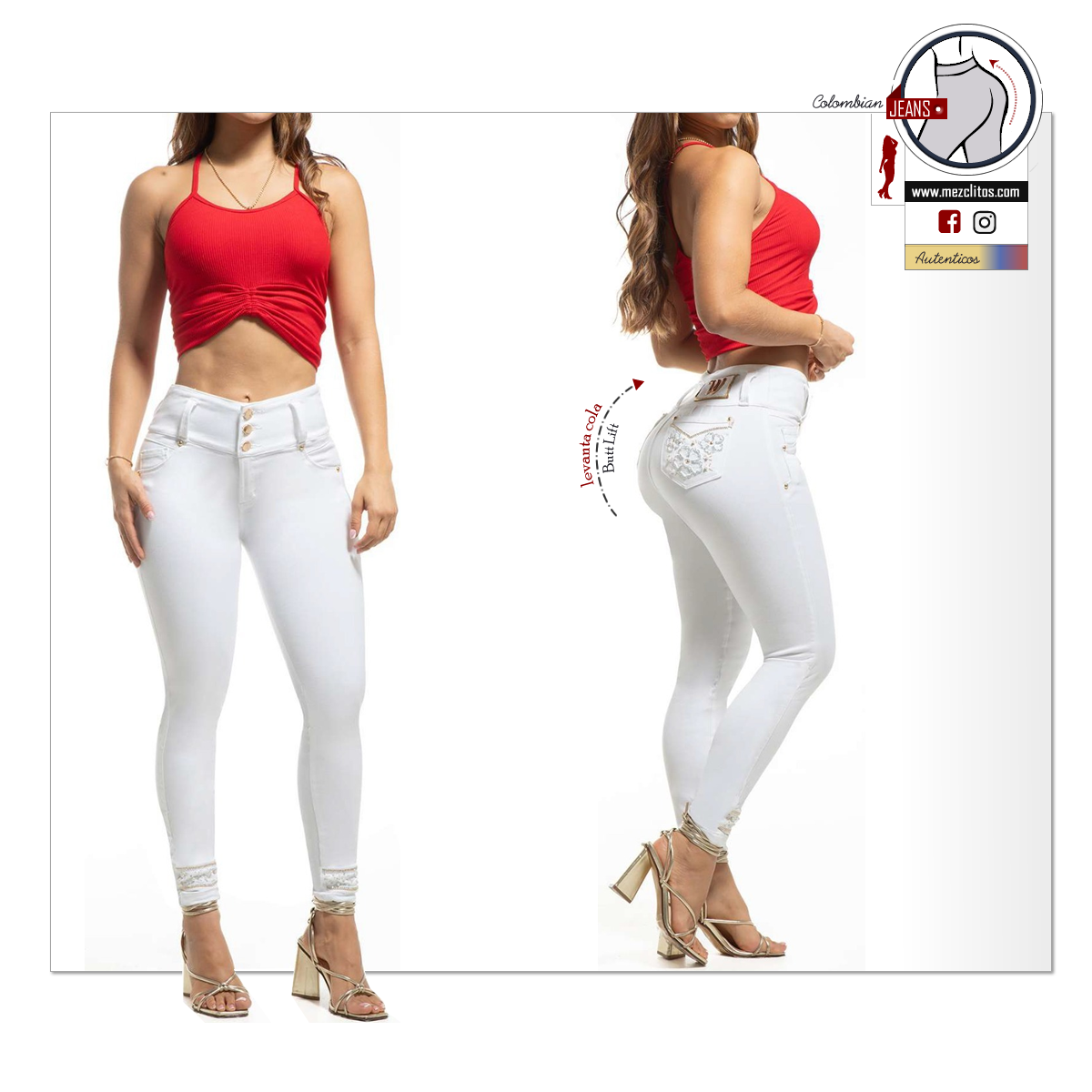 WOW Jeans Colombianos | Levanta Cola | 80866