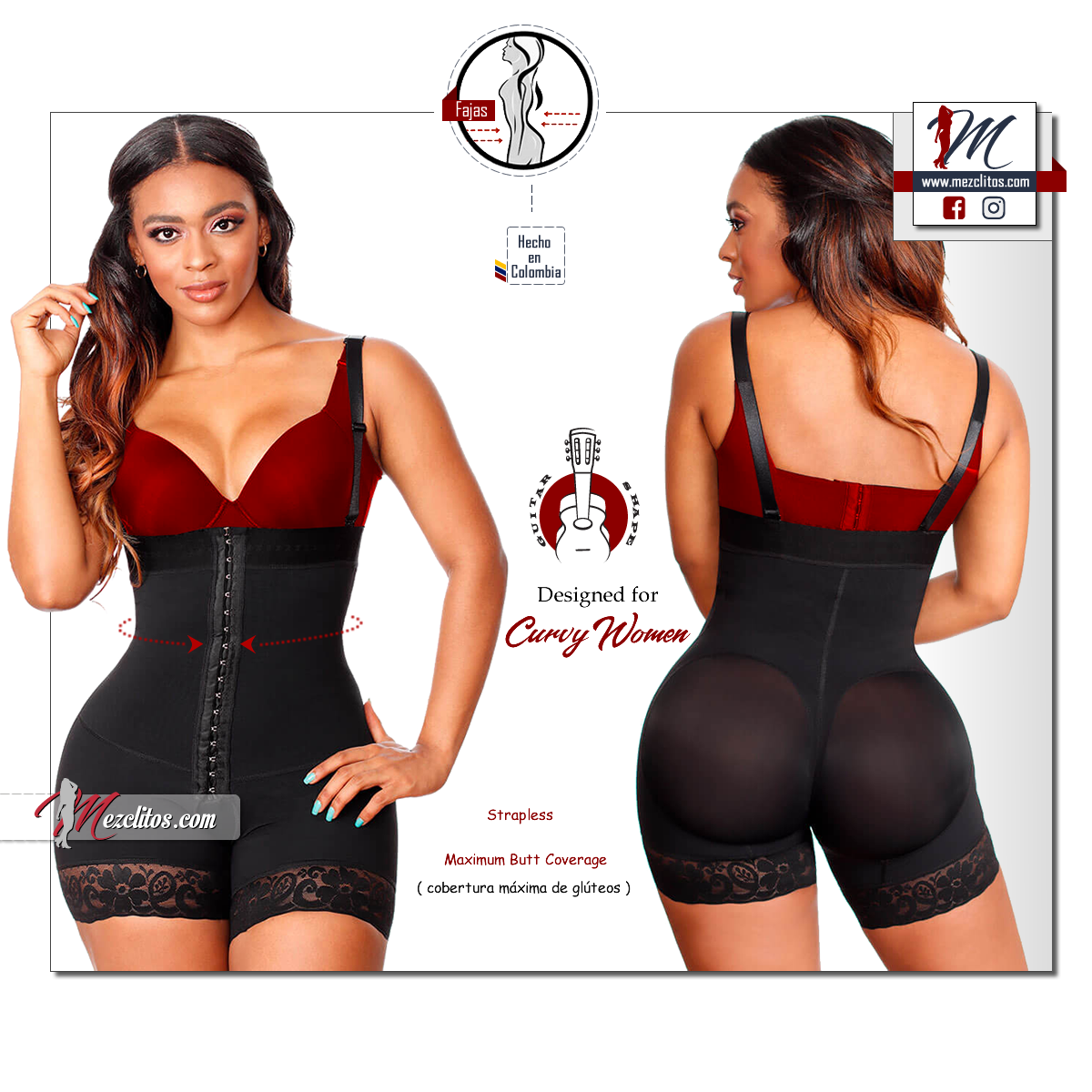 Mold & Art Faja 0213 - Guitar Shape Faja in Strapless Style