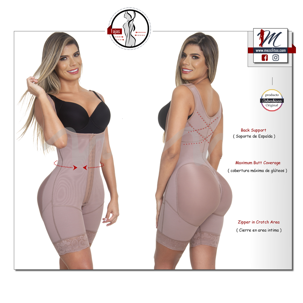 Sonryse 096 Colombian Faja Post Surgery Compression Shapewear Garment After  Liposuction for Women