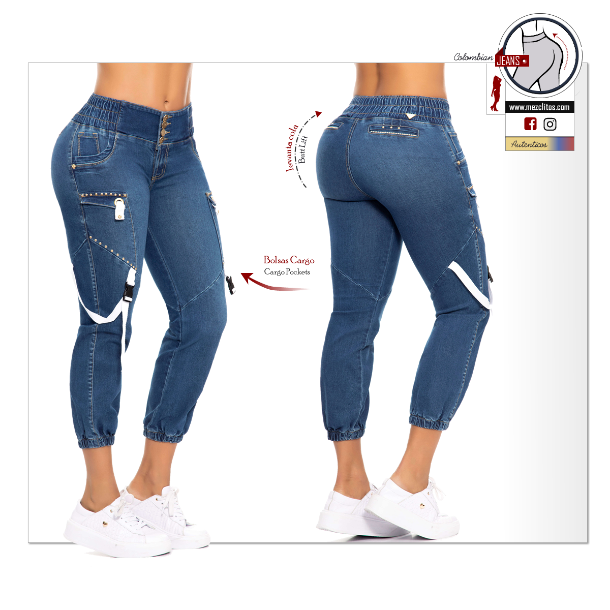NYE Jeans Colombianos | Jogger w/ Cargo Pockets | 63960