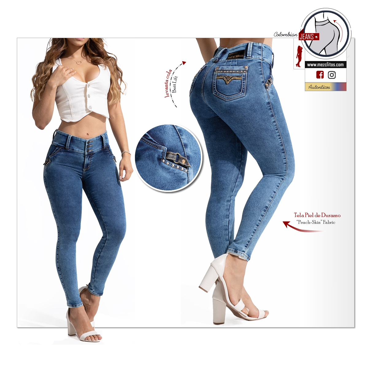 NYE Jeans Colombianos | Levanta Cola | 64263