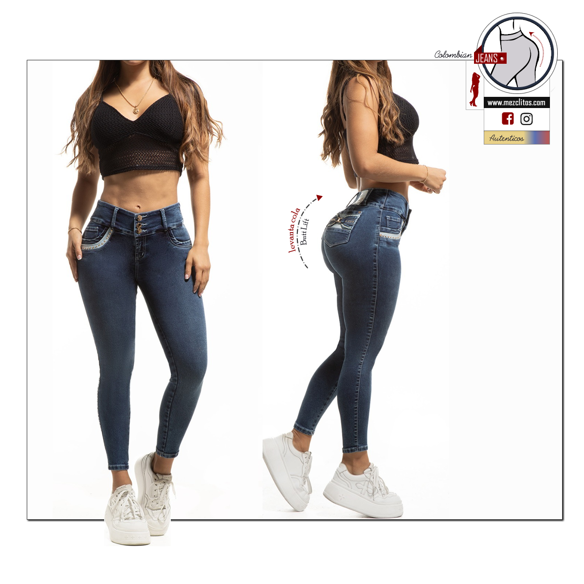 NYE Jeans Colombianos | Levanta Cola | 64543