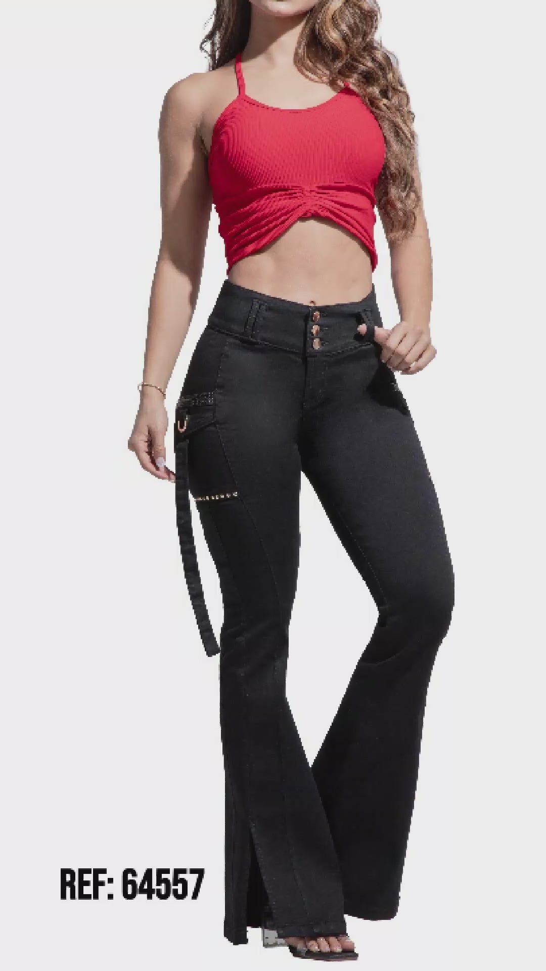 NYE Jeans Colombianos | Levanta Cola | Acampanado | 64557