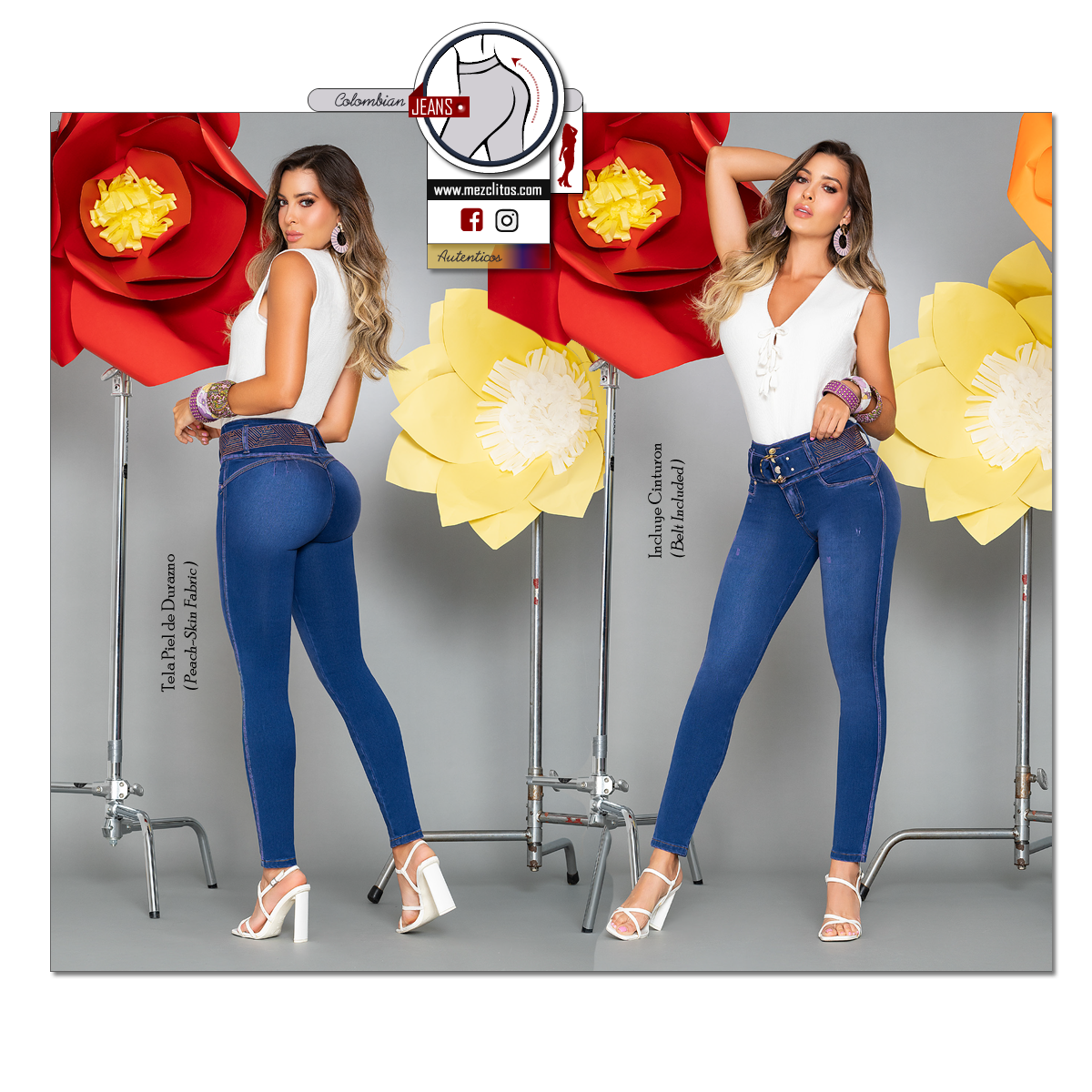 Seven7 Jeans Colombianos | Levanta Cola | 1546