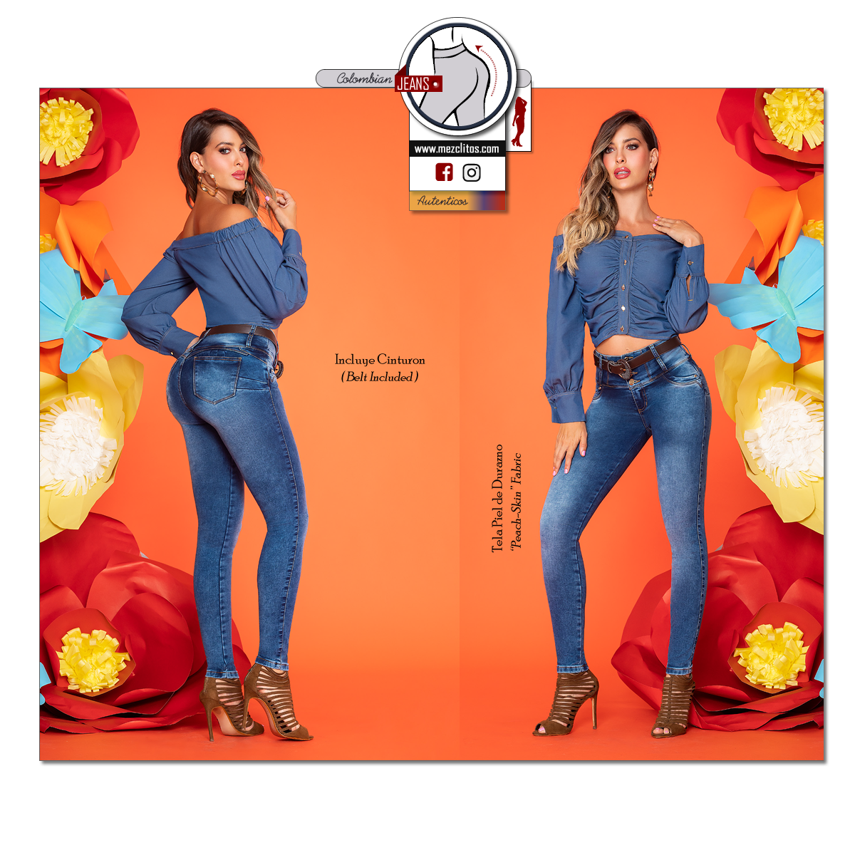 Seven7 Jeans Colombianos | Levanta Cola | 1574