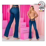 Seven7 Jeans Colombianos | Levanta Cola | Campana | 1702