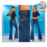 Seven7 Jeans Colombianos | Campana | One Button | 1717