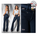 Seven7 Jeans Colombianos | Levanta Cola | Acampanados | 1743