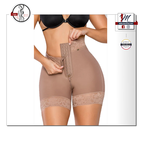 Stagmi Invisible Panty Shorts | Push-Up | Snaps & Zipper | 4028