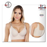 Uplady 8532 | Extra Firm High Compression Full Cup Push Up Bra | Powernet