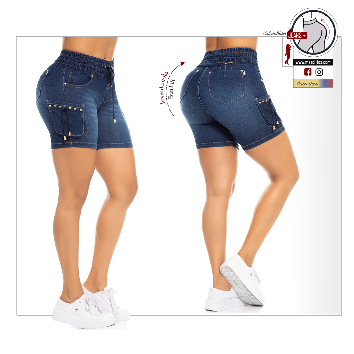 WOW Jeans Colombianos | Shorts | Levanta Cola | 80597
