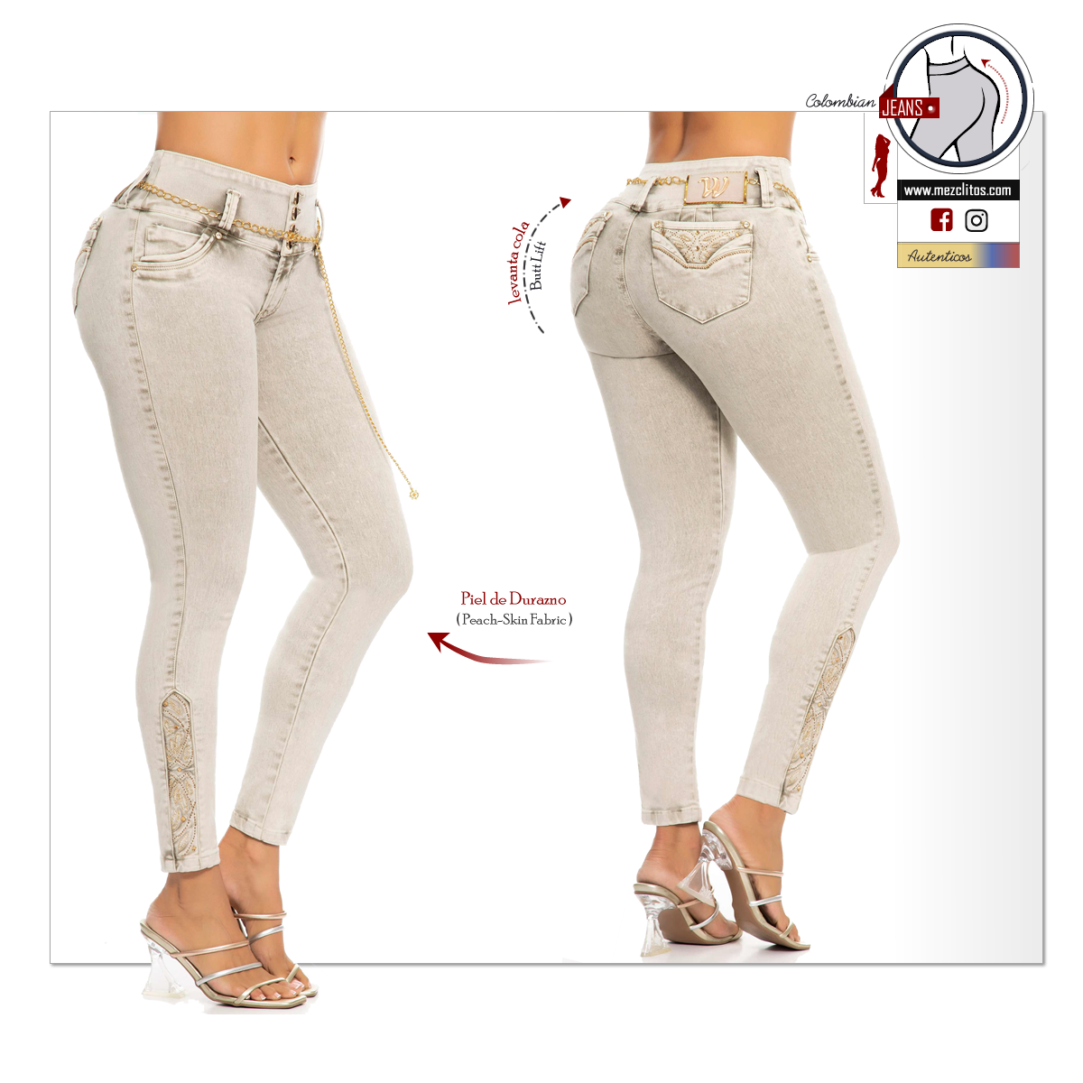 WOW Jeans Colombianos Levanta Cola 80620