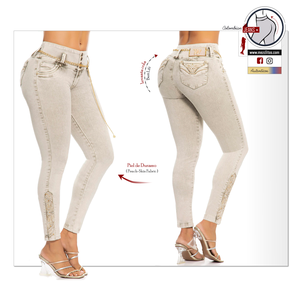 WOW Jeans Colombianos Levanta Cola | 80620