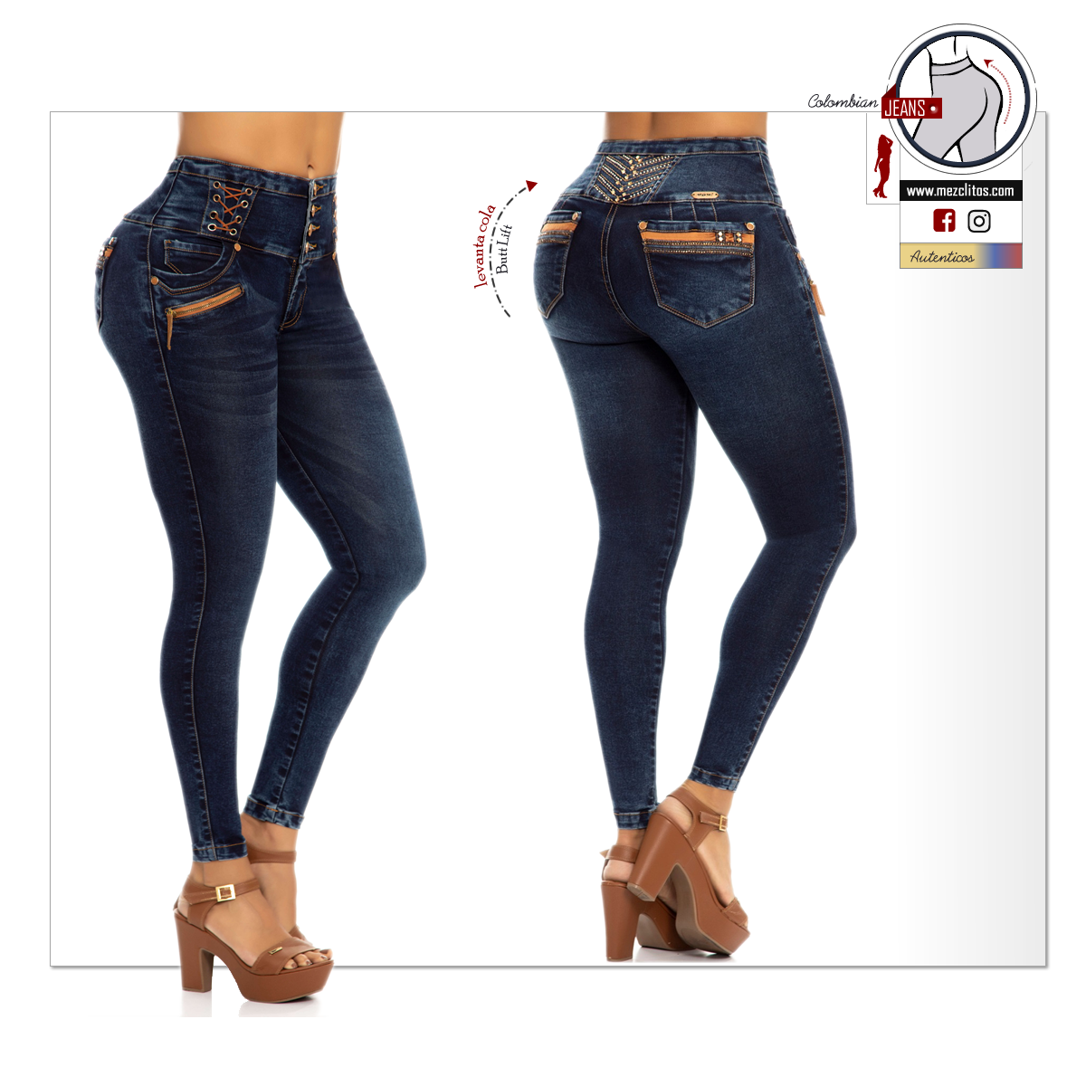 WOW Jeans Colombianos | Levanta Cola | 80682