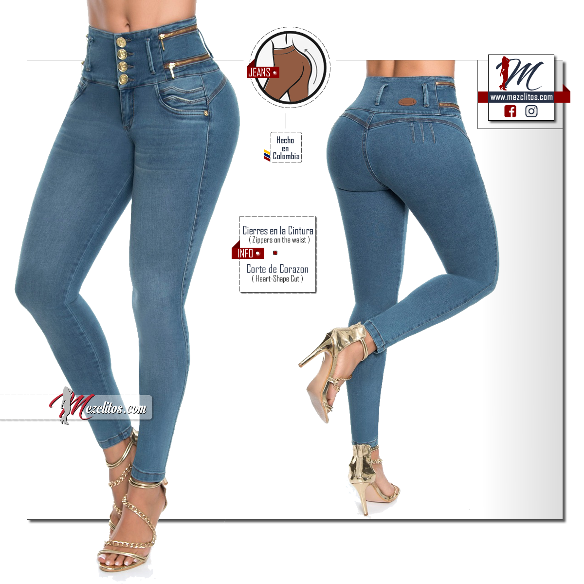 Zagi Jeans ZG6017 - 100% Colombianos