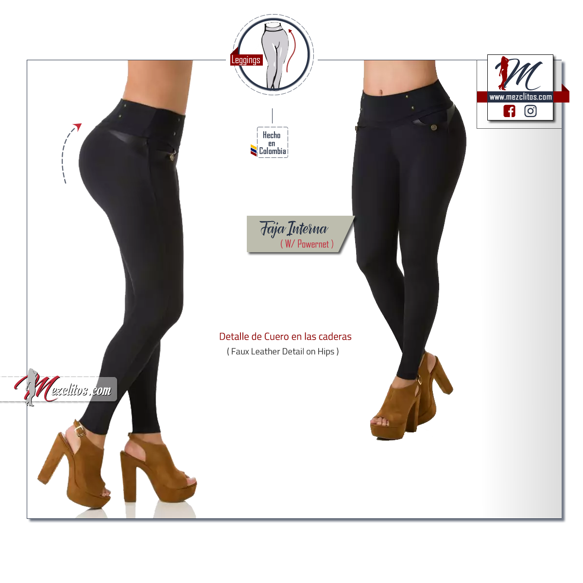 CHNT Leggings 7L389 - 100% Colombiano