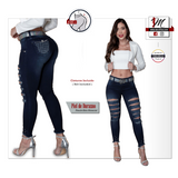 Ene2 Jeans Levanta Cola Estilo Destroyed 904289