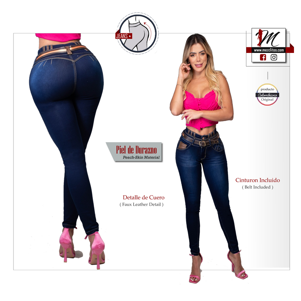 NYE Jeans Colombianos Levanta Cola Rasgados 63716