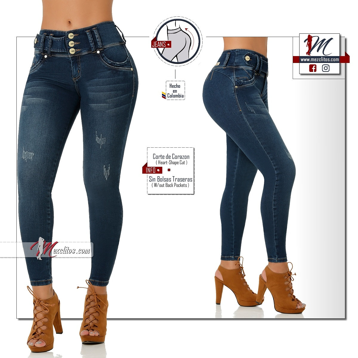 CHNT Jeans 70836 - 100% Colombiano