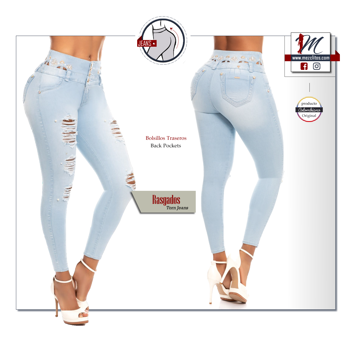 Revel Jeans 56865 - 100% Colombiano