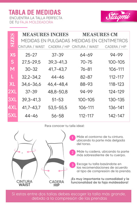 Stagmi Fajas 7115 - Extra Small Waist (Discontinued)