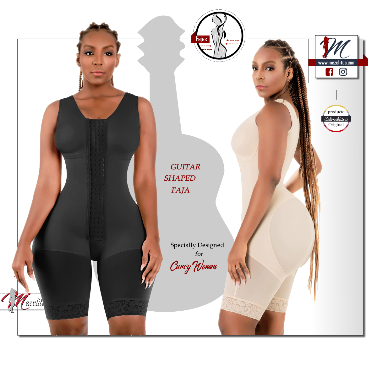 078 Fajas M&D Full Bodysuit Body Shaper – New Body Couture