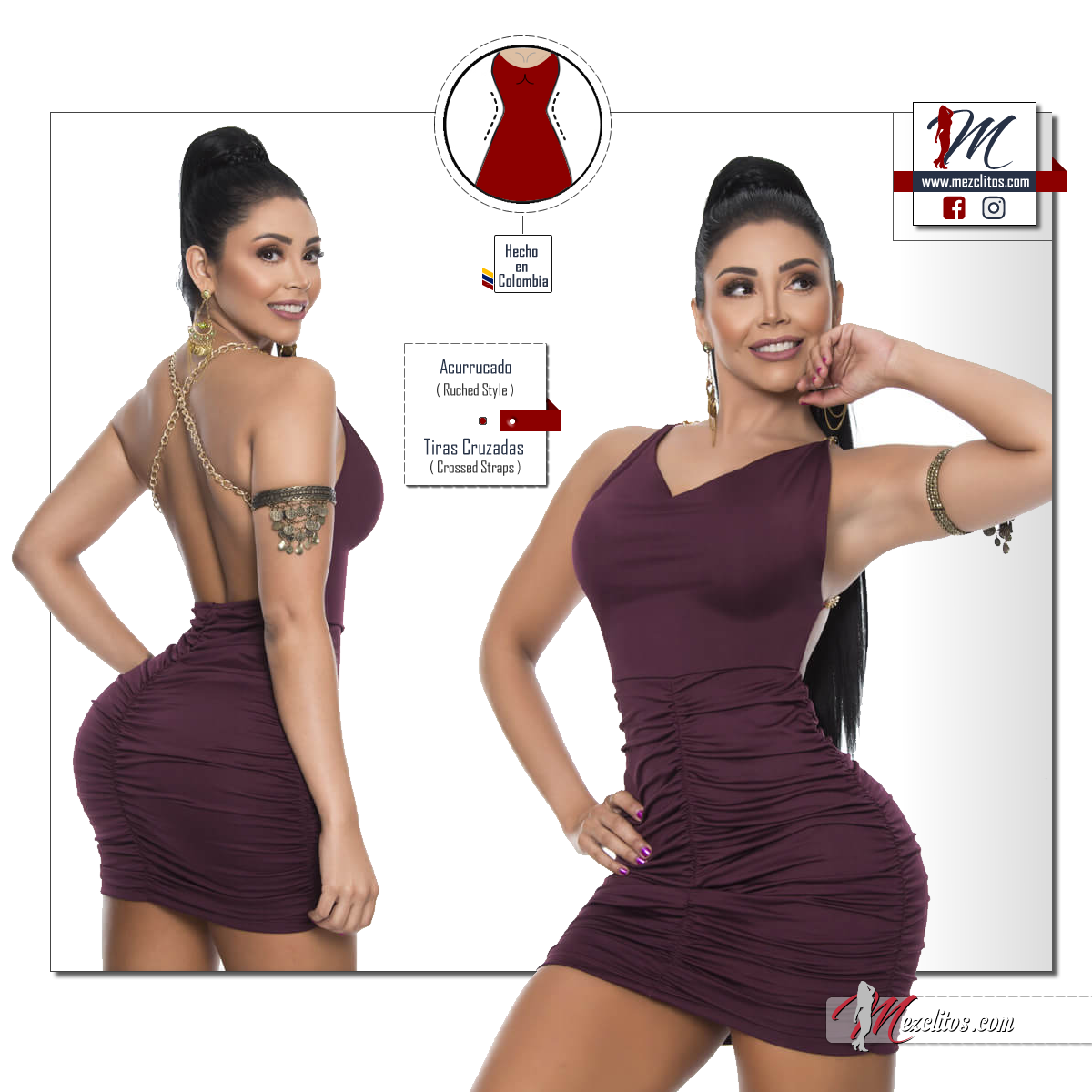 Vestido VE2221 - 100% Colombiano