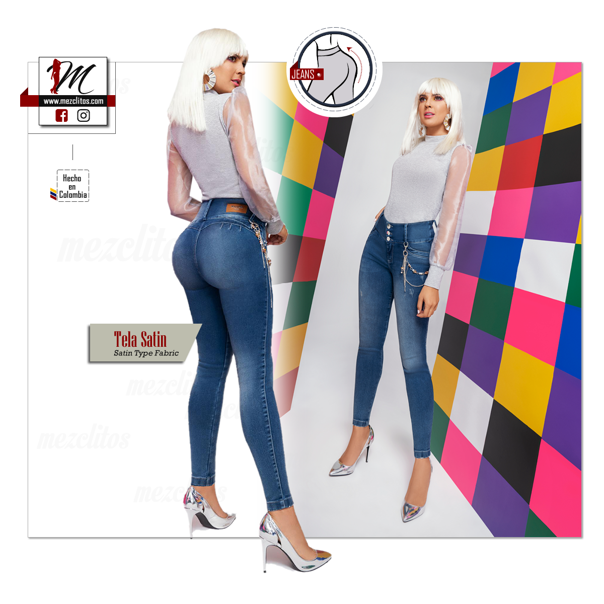 Deluxe Jeans J1056 - 100% Colombianos