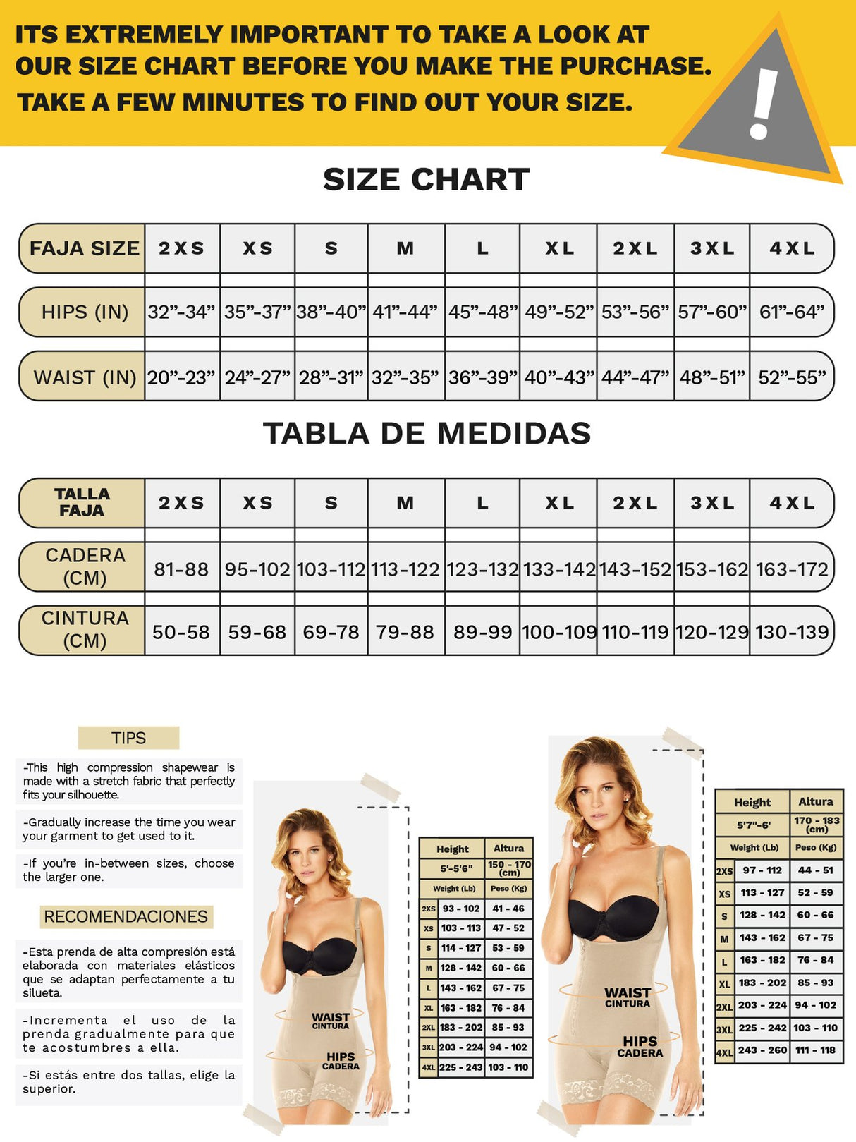 Diane & Geordi Fajas 2393 - Post Surgical Post Partum - Side Hooks and Zipper