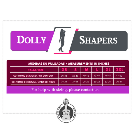 Dolly Shapers - Maximum Waist Compression - Guitar / Hourglass Figure 0126B
