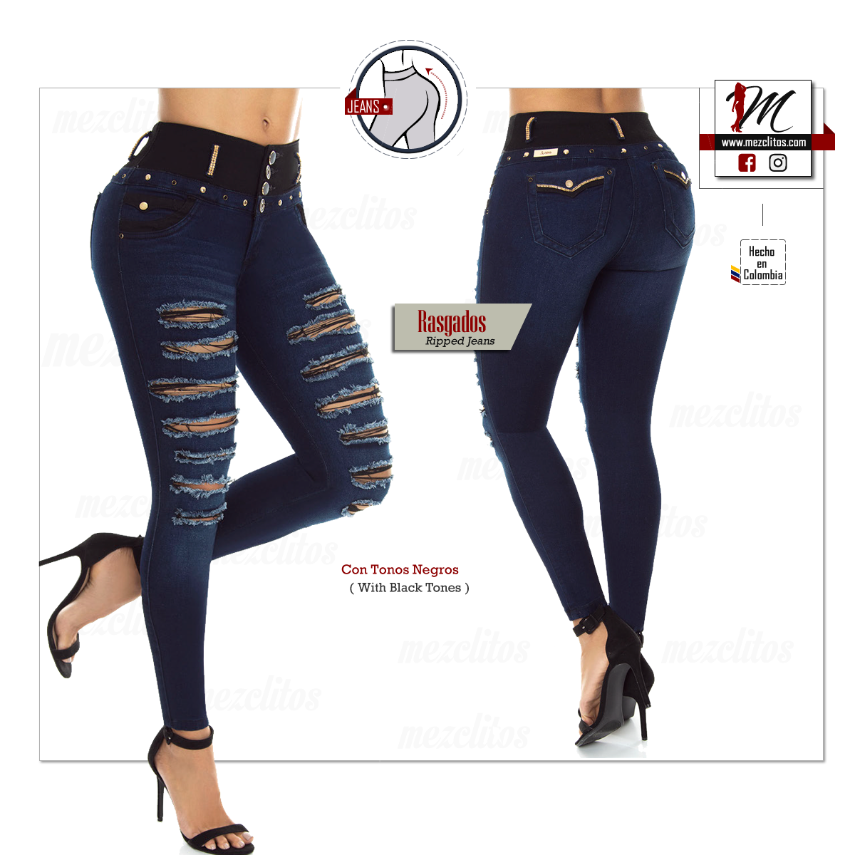 ENE2 Jeans 901249 - 100% Colombianos