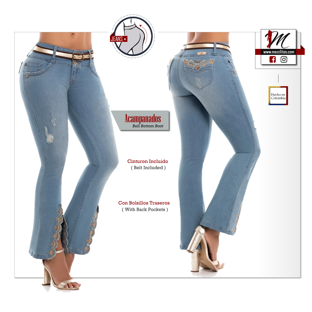 ENE2 Jeans 903339 100% Colombianos – Mezclitos