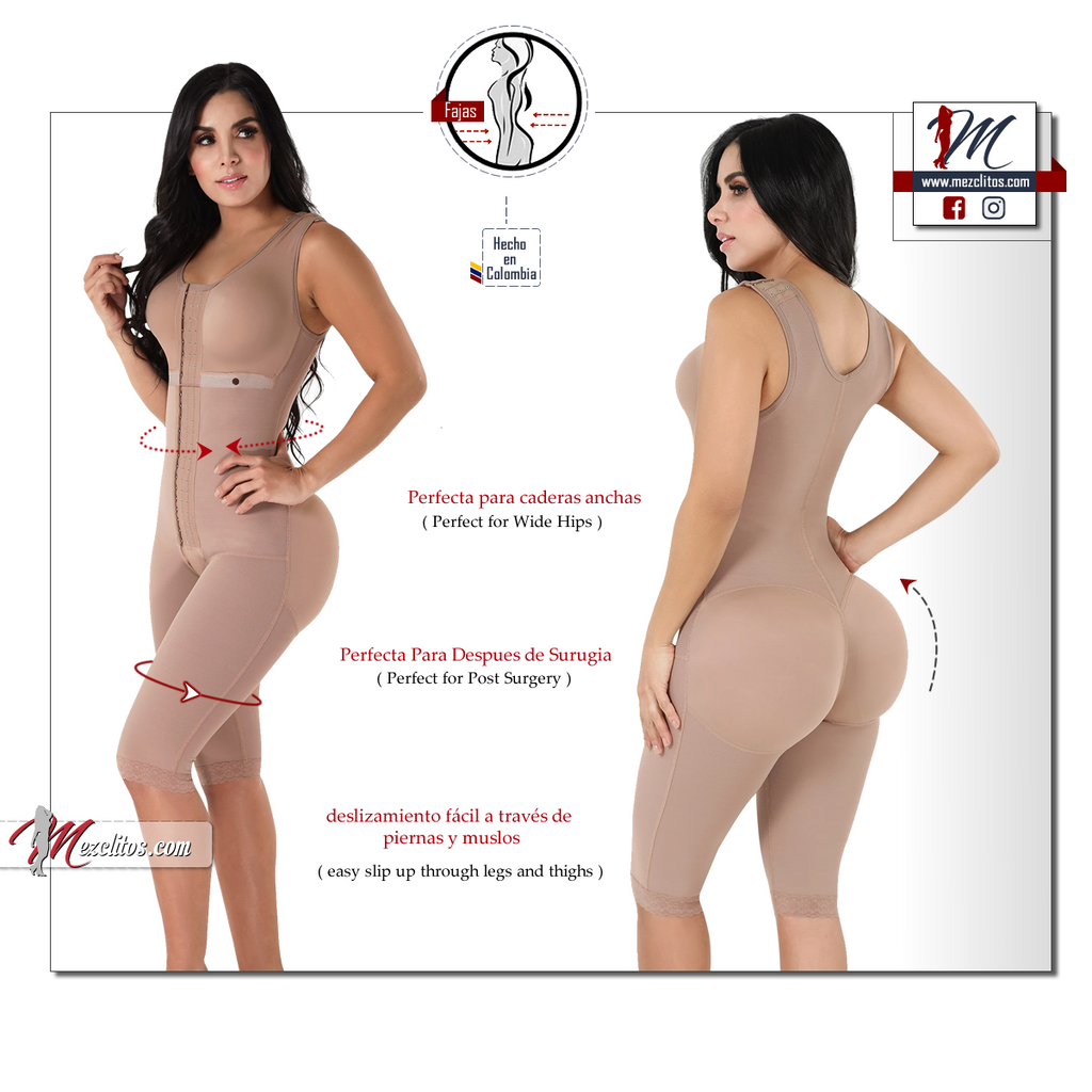 Long Postsurgical Girdle with wide straps - Post surgery Body shapers and  Compression Garments - Productos de Colombia.com