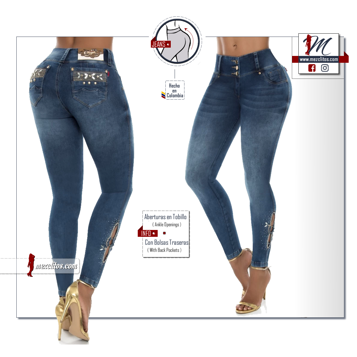 Lujuria Jeans 700707 - 100% Colombiano