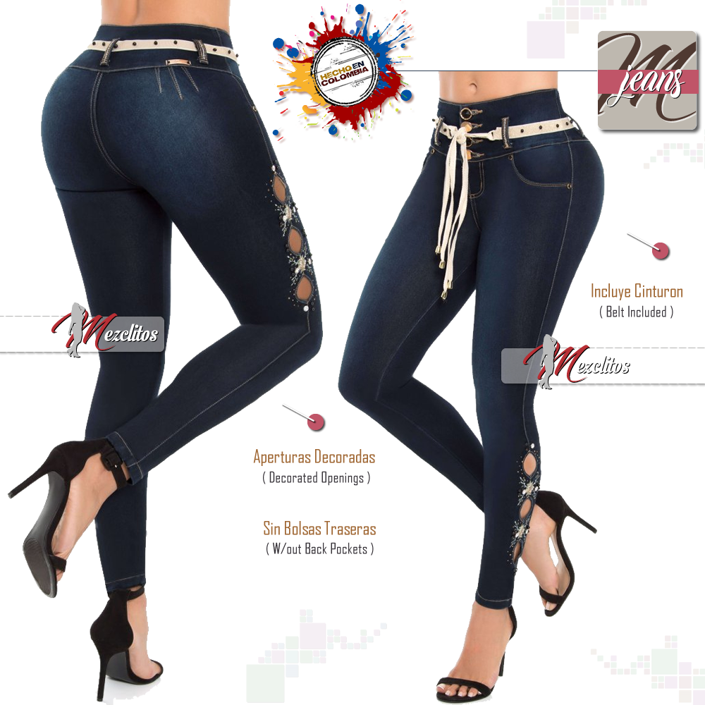 Lujuria Capri Jeans L702997 100% Colombian Jeans – Jeanscol Boutique